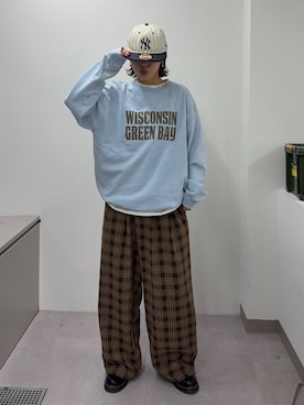 「アイテム（スウェット）」を使った、たけさきさん（レディース・160cm・20代）の冬コーディネート