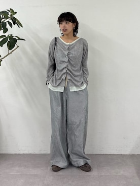 「PENNEYS（ぺニーズ）のアイテム」を使った、たけさきさん（レディース・160cm）の春コーディネート