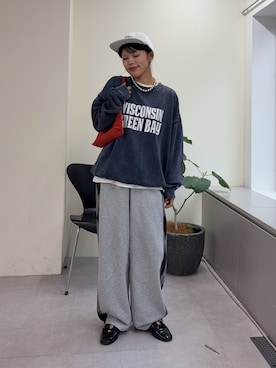 「アイテム（スウェット）」を使った、kkyn78さん（レディース・160cm・20代）の秋コーディネート