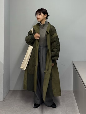 たけさきさん（レディース・160cm）の冬コーディネート