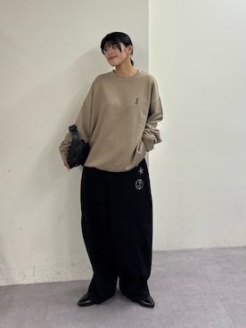 「アイテム（チノパンツ）」を使った、kkyn78さん（レディース・159cm）の秋コーディネート