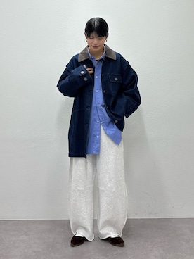 「アイテム（スウェットパンツ）」を使った、kkyn78さん（レディース・160cm・20代）の秋コーディネート