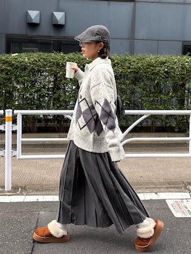 「アイテム（サンダル）」を使った、たけさきさん（レディース・160cm・20代）の秋コーディネート