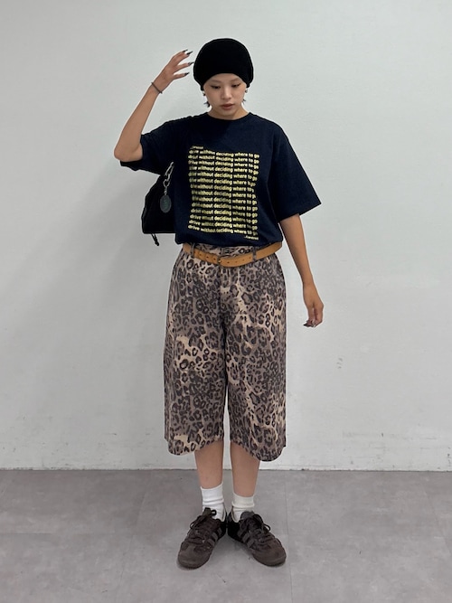 【UNISEX】【新色追加】メッセージプリント半袖Tee