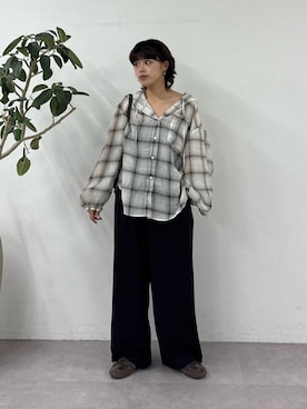 「PENNEYS（ぺニーズ）のアイテム」を使った、たけさきさん（レディース・160cm）の春コーディネート