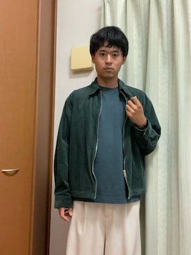 「abcd（ナシ）のアイテム」を使った、巽勇人さん（メンズ・174cm）の春コーディネート