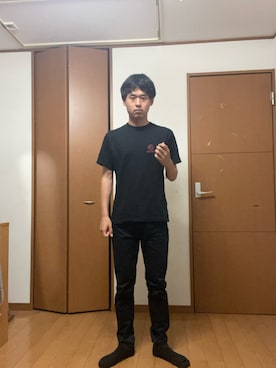 「abcd（ナシ）のアイテム」を使った、巽勇人さん（メンズ・174cm）の春コーディネート