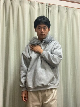 「abcd（ナシ）のアイテム」を使った、巽勇人さん（メンズ・174cm）の春コーディネート