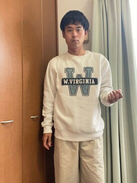 「abcd（ナシ）のアイテム」を使った、巽勇人さん（メンズ・174cm）の春コーディネート