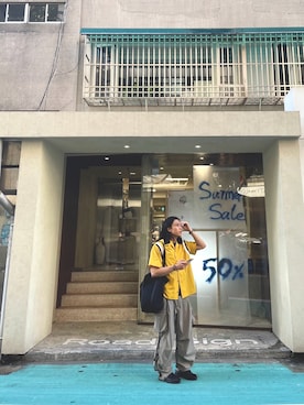 「ITTI（イッチ）のアイテム」を使った、maxwell05さん（メンズ・170cm）の夏コーディネート