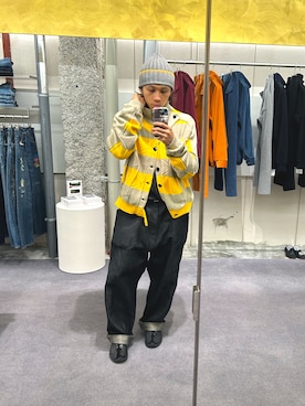 「アイテム（ニットキャップ/ビーニー）」を使った、maxwell05さん（メンズ・170cm）の秋コーディネート