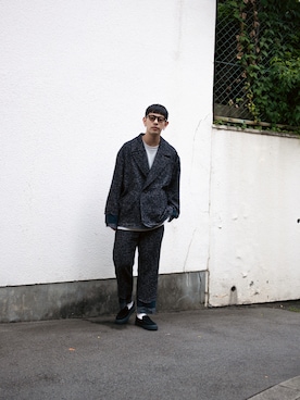 「アイテム（パンツ）」を使った、オカコーさん（メンズ・180cm）の秋コーディネート