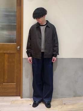 「CIAOPANIC TYPY（チャオパニックティピー）のアイテム（ブルゾン）」を使った、しおんさん（メンズ・170cm）の春コーディネート