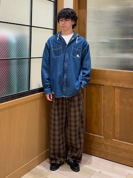 CIAOPANIC TYPYのアイテムを使った「デニムシャツ」の人気ファッション