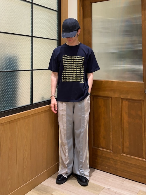 【UNISEX】【全12色展開】メッセージプリント半袖Tee