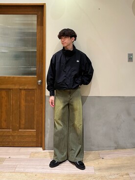 「Franklin Climbing（フランクリンクライミング）の【UVカット・撥水】【Franklin Climbing】カスケードライトジャケット（ナイロンジャケット）」を使った、しおんさん（メンズ・170cm）の秋コーディネート