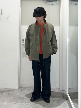 「アイテム（モッズコート）」を使った、しおんさん（メンズ・170cm）の秋コーディネート