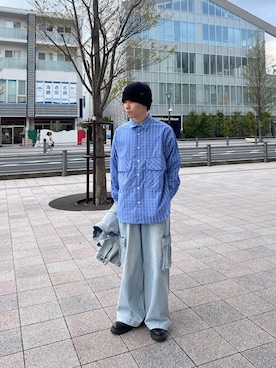 しおんさん（メンズ・170cm）の春コーディネート