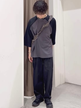 「CIAOPANIC TYPY（チャオパニックティピー）のアイテム（アクセサリー）」を使った、しおんさん（メンズ・169cm）の夏コーディネート