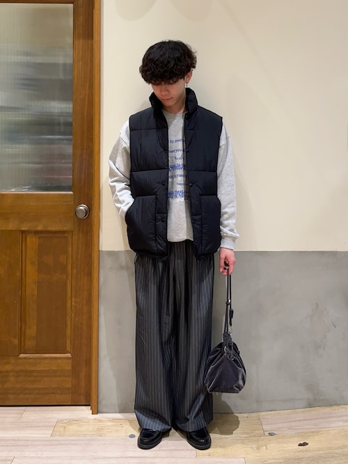 セール】【ユニセックス】中綿ワッシャーナイロンオーバーサイズ