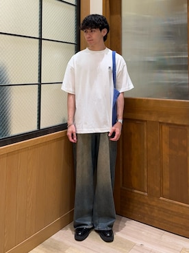「アイテム（トートバッグ）」を使った、しおんさん（メンズ・170cm）の夏コーディネート