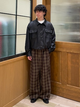 「CIAOPANIC TYPY（チャオパニックティピー）のアイテム（ジャケット/アウター）」を使った、しおんさん（メンズ・170cm）の秋コーディネート