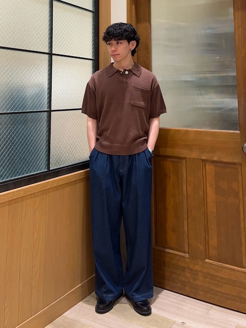 【UNISEX】サマーニットポロシャツ