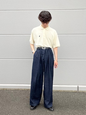 「CASIO（カシオ）のアイテム（デジタル腕時計）」を使った、しおんさん（メンズ・169cm）の夏コーディネート