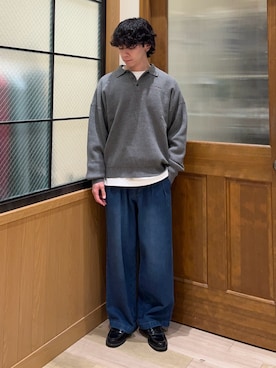 しおんさん（メンズ・170cm）の秋コーディネート