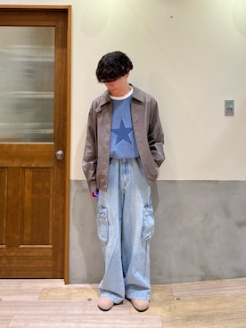 「CIAOPANIC TYPY（チャオパニックティピー）のアイテム（サンダル）」を使った、しおんさん（メンズ・170cm）の春コーディネート