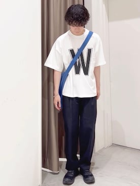 「CIAOPANIC TYPY（チャオパニックティピー）のアイテム（アクセサリー）」を使った、しおんさん（メンズ・169cm）の夏コーディネート