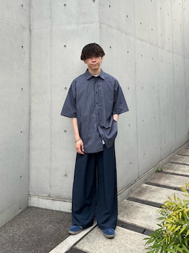 「CIAOPANIC TYPY（チャオパニックティピー）のアイテム（アクセサリー）」を使った、しおんさん（メンズ・170cm）の夏コーディネート