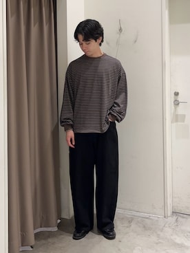「CIAOPANIC TYPY（チャオパニックティピー）のアイテム（トップス）」を使った、しおんさん（メンズ・170cm）の秋コーディネート