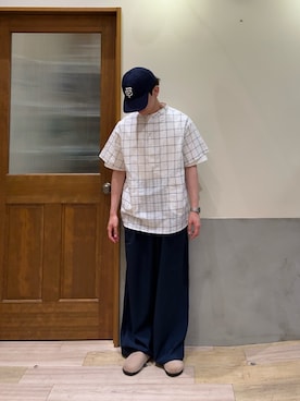 「CIAOPANIC TYPY（チャオパニックティピー）のアイテム（サンダル）」を使った、しおんさん（メンズ・170cm）の夏コーディネート