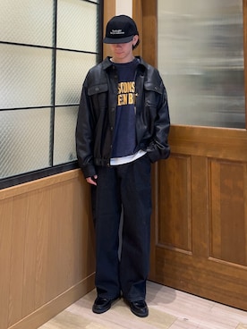 「アイテム（ブルゾン）」を使った、しおんさん（メンズ・170cm）の秋コーディネート