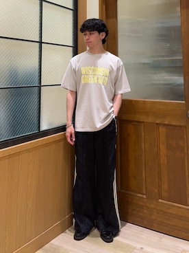 「ナイロンパンツ」｜しおんさん（メンズ・170cm）の夏コーディネート