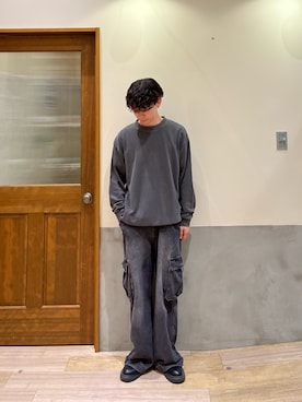 しおんさん（メンズ・170cm）の春コーディネート