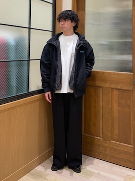 「アイテム（ブルゾン）」を使った、しおんさん（メンズ・170cm）の秋コーディネート