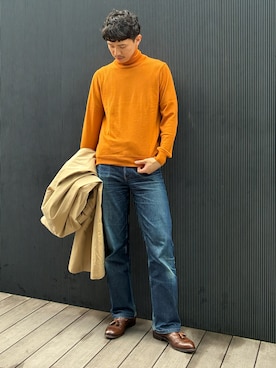 「初秋コーデ」｜こうたろうさん（メンズ・182cm）の秋コーディネート