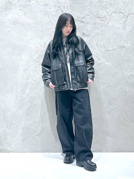 「アイテム（スウェット）」を使った、lfyuikoさん（レディース・167cm・30代）の冬コーディネート