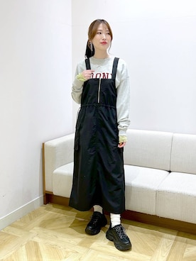 「アイテム（ワンピース/ドレス）」を使った、lfyuikoさん（レディース・167cm・30代）の冬コーディネート
