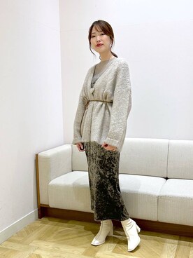 「アイテム（ワンピース/ドレス）」を使った、lfyuikoさん（レディース・167cm・30代）の秋コーディネート