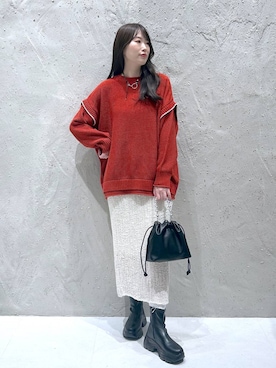 「アイテム（アクセサリー）」を使った、lfyuikoさん（レディース・167cm・30代）の秋コーディネート