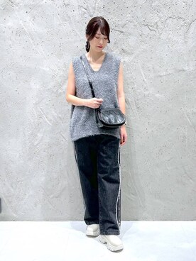 「キッズ服」｜「アイテム（ブーツ）」を使った、lfyuikoさん（レディース・167cm）の秋コーディネート
