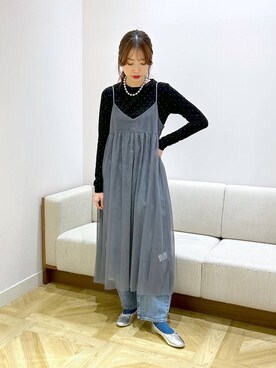 「アイテム（ワンピース/ドレス）」を使った、lfyuikoさん（レディース・167cm・30代）の冬コーディネート