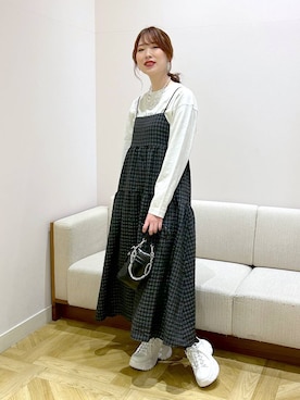「アイテム（ワンピース/ドレス）」を使った、lfyuikoさん（レディース・167cm・30代）の春コーディネート