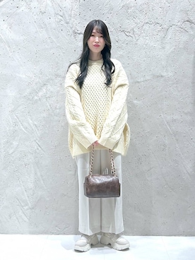 「アイテム（ショルダーバッグ）」を使った、lfyuikoさん（レディース・167cm・30代）の冬コーディネート