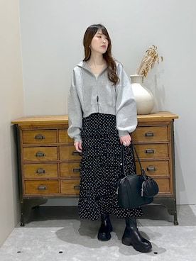 「アイテム（タンクトップ）」を使った、lfyuikoさん（レディース・167cm・30代）の秋コーディネート