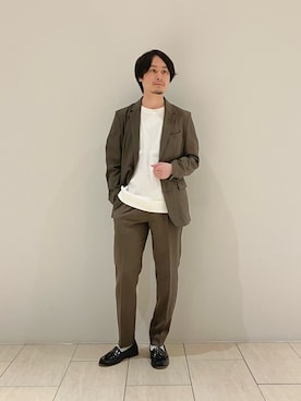 「アイテム（セットアップ）」を使った、Hiroki.yさん（メンズ・164cm）の夏コーディネート