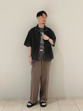 「PADRONE（パドローネ）のアイテム」を使った、Hiroki.yさん（メンズ・164cm）の夏コーディネート